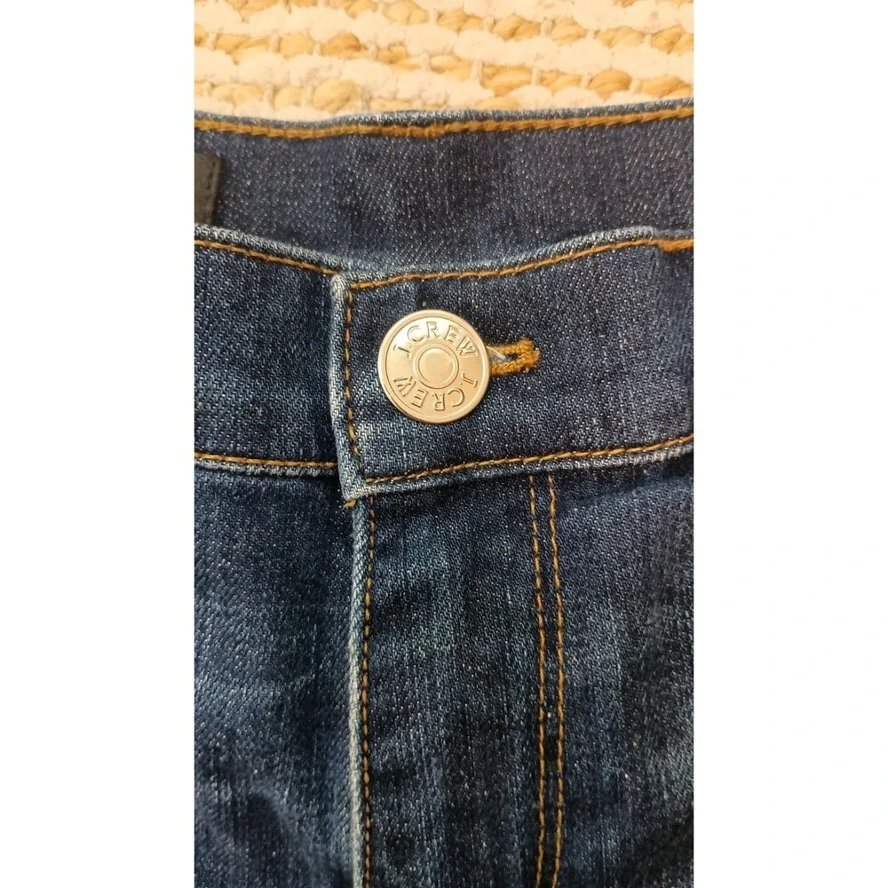 J.Crew Indigo Denim Size 30 Raw Hem Stretch Denim Shorts